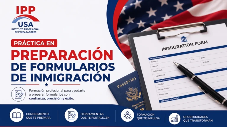 Práctica en Preparación de Formularios de Inmigración