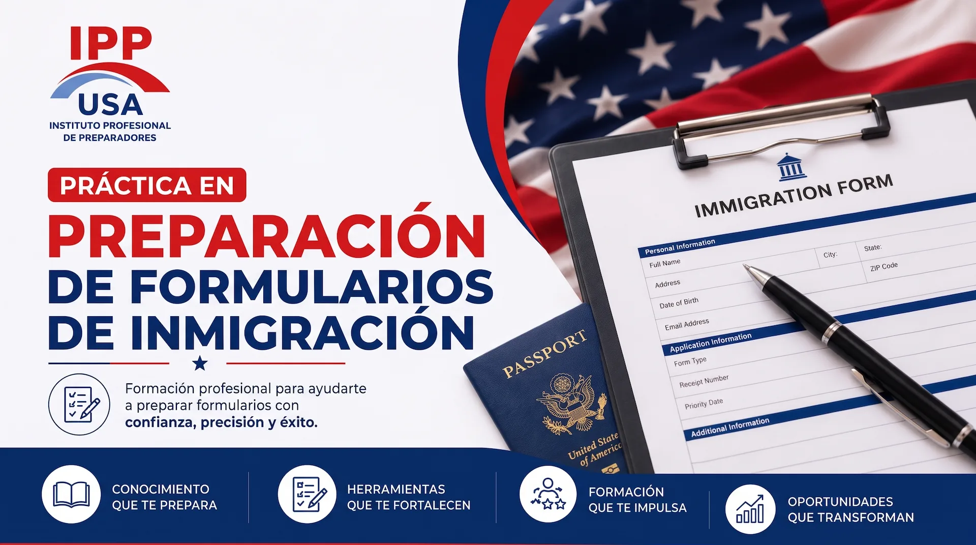 Práctica en Preparación de Formularios de Inmigración